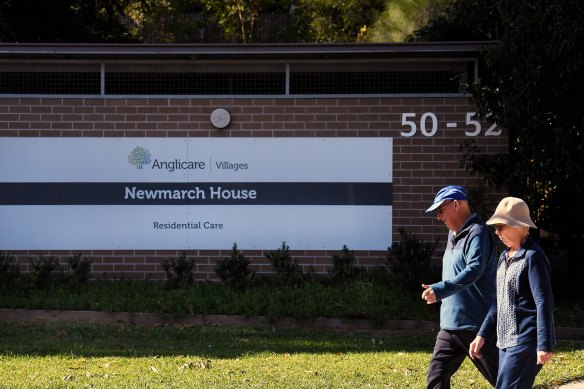 Coronavirus has devastated Newmarch Aged Care home in Cadden, western Sydney.