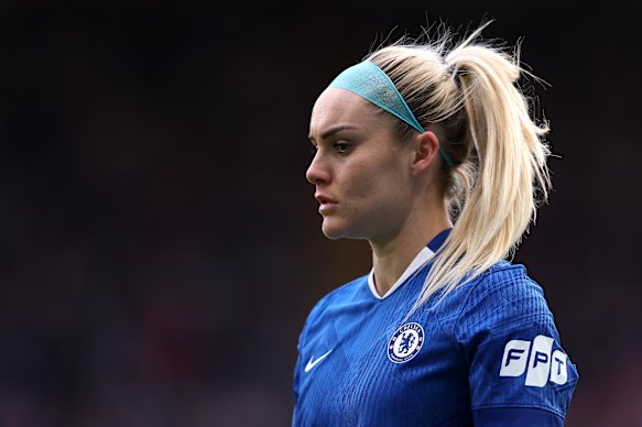 Ellie Carpenter joined Chelsea this season.