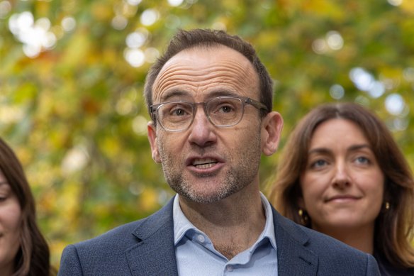 Greens leader Adam Bandt concedes defeat.