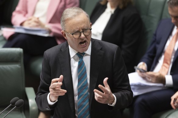 Prime Minister Anthony Albanese has lashed out at social media giants as “arrogant”. 