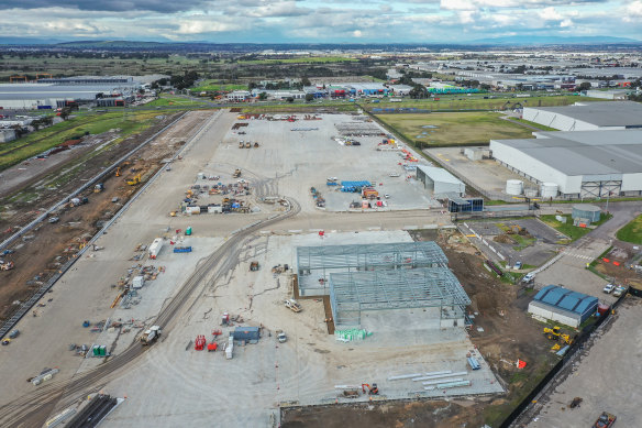 The Somerton Intermodal Terminal is set to open late next year.  