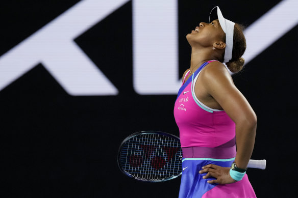 Naomi Osaka was upset by Amanda Anisimova of the US in their third-round clash.