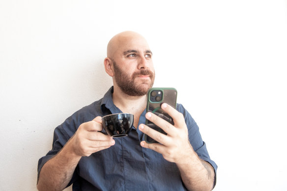 David Milano, 38, says he struggled with body dysmorphia in his teens but is finally in a good place.