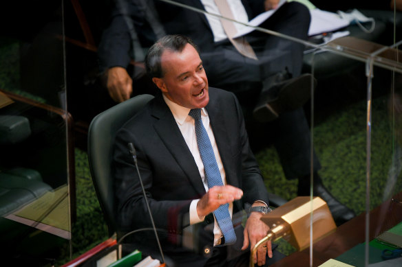 Opposition Leader Michael O’Brien in Parliament.