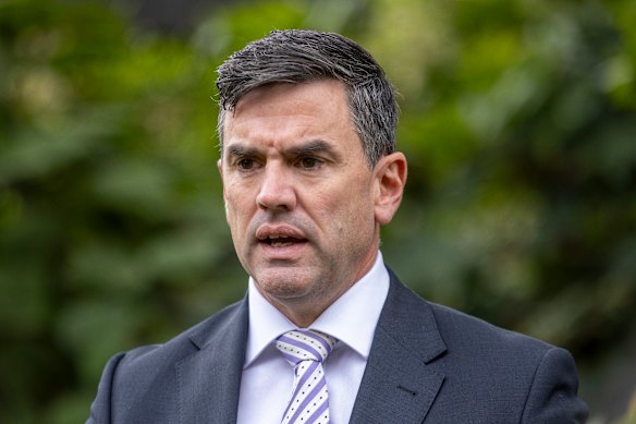 Victorian Opposition Leader Brad Battin. The Coalition needs to pick up 16 seats to form government.