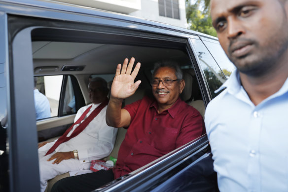 Sri Lanka’s President Gotabaya Rajapaksa says he will surrender some of his powers to parliament. 