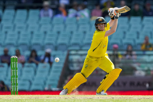 Sydney’s crowd was slim for the England one day game.