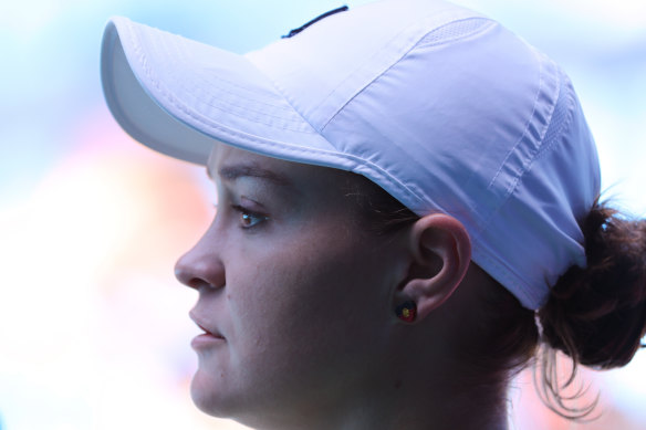 Ash Barty is wary of facing France's Kristina Mladenovic.