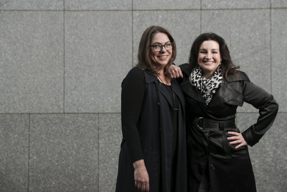 Anna Bateman and Jacqui Lambie: "Jacqui wants to make the world more equitable for people like her. I care about people who don’t have any power and she cares about that a lot, too."