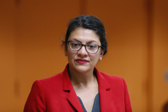 US Representative Rashida Tlaib.