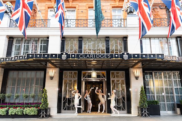 The Bees Knees Dancers at Claridge’s, Mayfair.