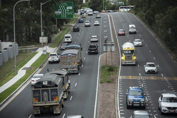 About 6500 trucks are using the NorthConnex tunnel each day.