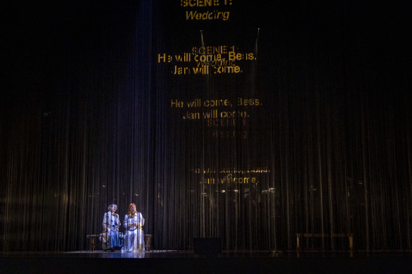 Rehearsals for Opera Australia’s semi-staged production of Breaking the Waves in Melbourne. 