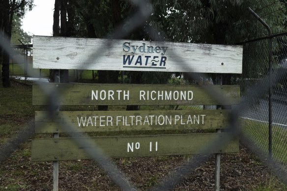 Sydney Water only tests drinking water for forever chemicals at North Richmond, where they have been detected in recent months. 
