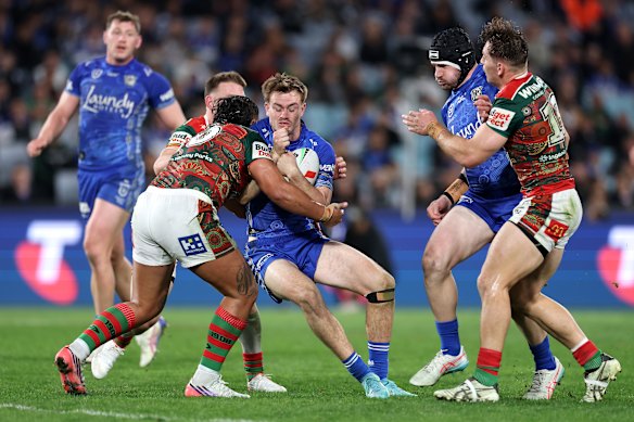 Bulldogs halfback Lachie Galvin.