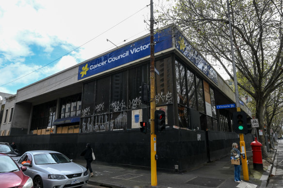 The former Cancer Council building in Carlton.