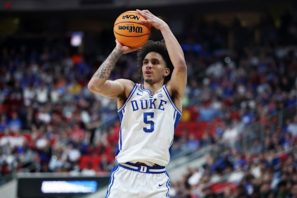 Duke guard Tyrese Proctor.
