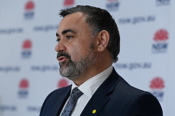 NSW Deputy Premier John Barilaro.