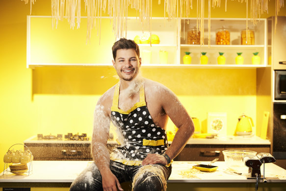 Former My Kitchen Rules contestant Jordan Bruno will have work on show at the exhibition. 