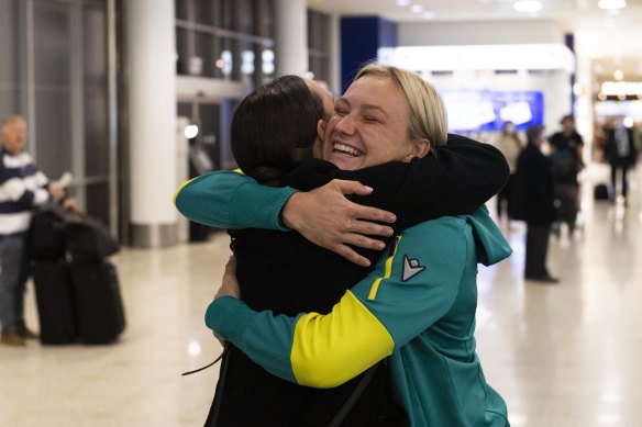 It’s all smiles in Sydney.