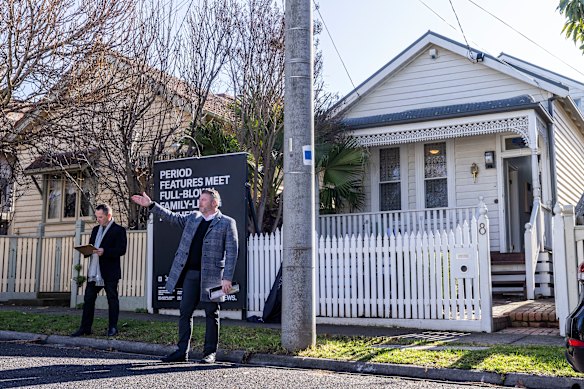 Three parties competed for the period home in Essendon.