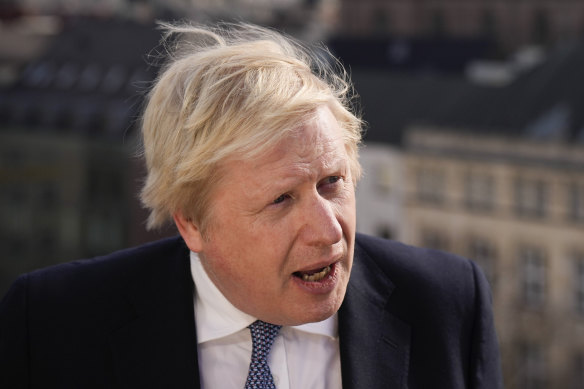 British Prime Minister Boris Johnson