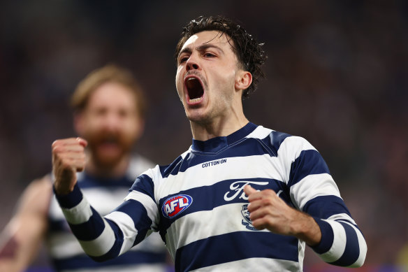 Happy Cats: Geelong are league leaders in player wellbeing.