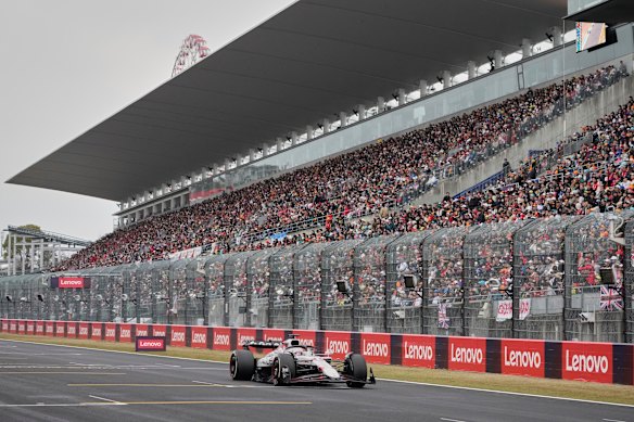 Max Verstappen has held his nerve all day.