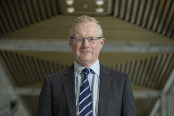 RBA governor Philip Lowe.
