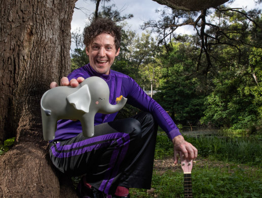 Purple Wiggle Lachy is excited The Wiggles’ Elephant cover is a favourite to win Triple J’s Hottest 100 this year.
