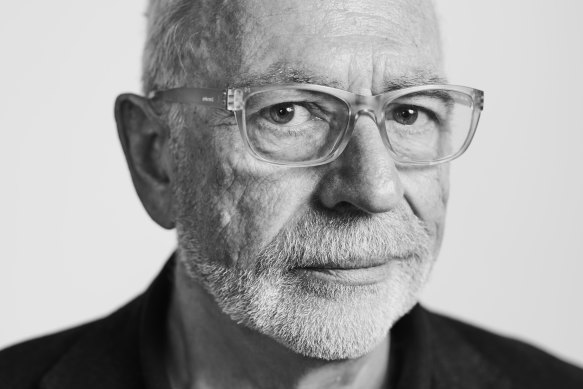 Long-term HIV survivor David Polson AO poses for the Good Weekend magazine. 