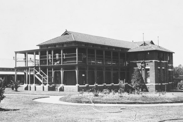 The old Fairfield Infectious Diseases Hospital, which closed in 1996.