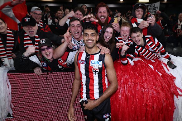Much is expected of St Kilda star Nasiah Wanganeen-Milera.