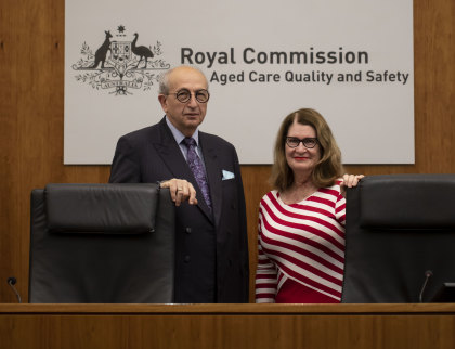 Royal commissioners Tony Pagone, QC, and Lynelle Briggs, are on Thursday hearing final submissions from counsel on future recommendations to reform Australia's aged care system. 