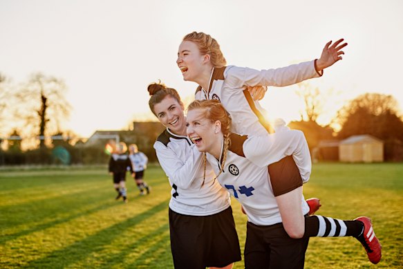 Playing a team sport requires concentration, as well as bringing social benefits.