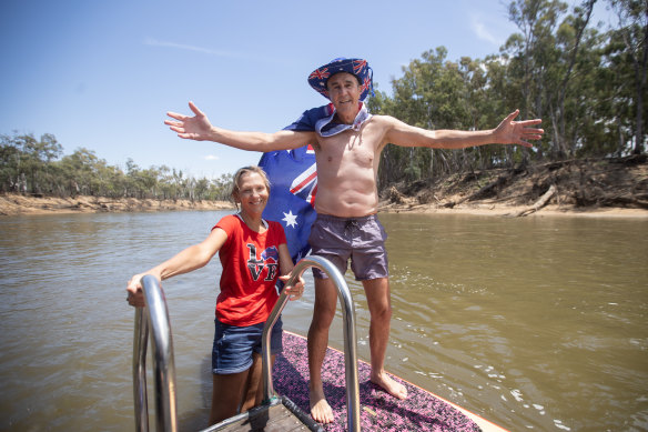 Mark Jacobsen will organise an Australia day event on the Murray River.