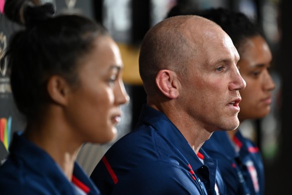 Head coach Jamie Feeney has moved from the Roosters to the Titans for the 2021 NRLW season. 