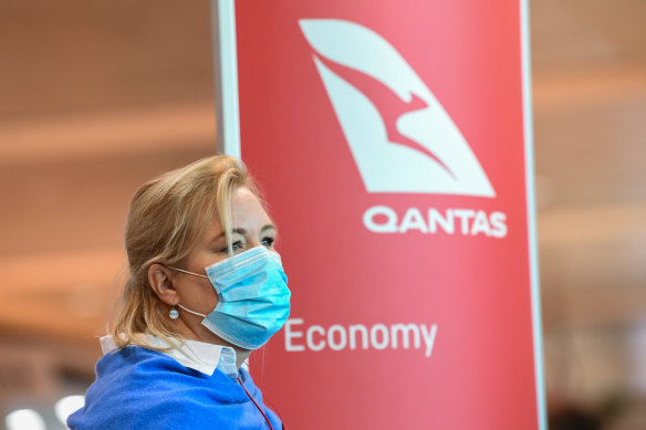 Qantas is bringing forward the start date for its international flights. 