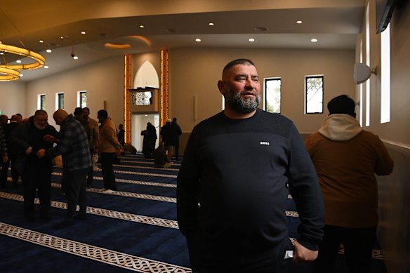 Abdul Ghoneim  at the official opening of the Young Mosque.