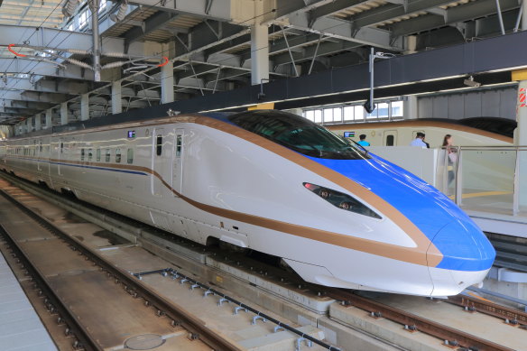 The Hakutaka Shinkansen.