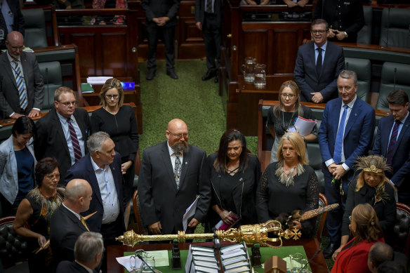 Sitting of the Victorian Parliament has been thrown into doubt.