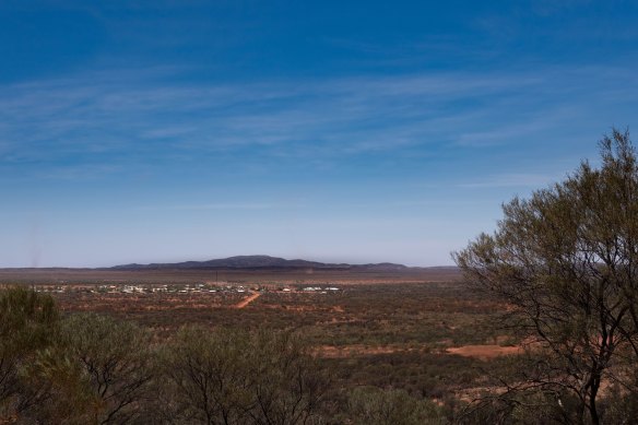 The remote community of Yuendumu in central Australia.