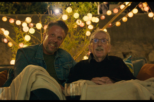 Filip with his father Lars in <i>The Last Journey</i>.