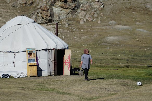 Accommodation consists of homestays and guesthouses, hosted by nomadic locals who assemble and disassemble yurts as needed.
