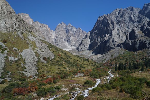 Ala Archa national park, just 45 minutes drive from the capital Bishkek, is not to be missed.