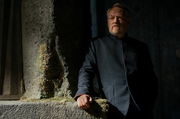 Jared Harris as renegade scientist Hari Seldon in season three of the science-fiction epic Foundation.