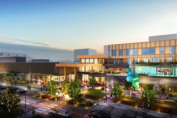 Renders of the $355m Stage 2 redevelopment of Westfield Knox in Melbourne’s east.