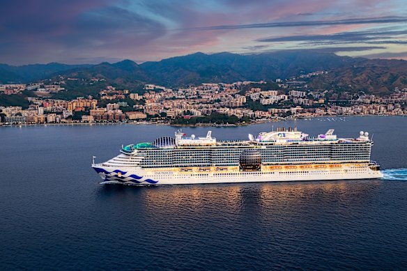 Sun Princess is a large ship, but a handy app and a route-finder helps you get from A to B.