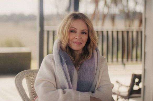 Kylie Minogue in the upcoming Netflix documentary.