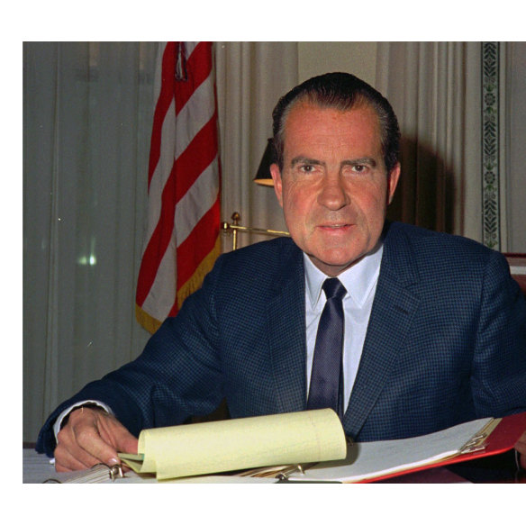 Former US president Richard Nixon became infamous for the Watergate scandal.